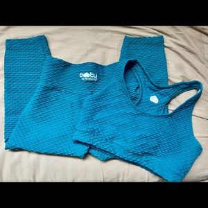 Booty by Brabants Croco Skin Turquoise Set